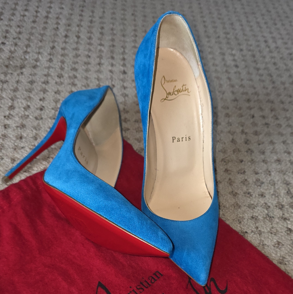 Christian Louboutin Pigalle Follies Suede Pump
